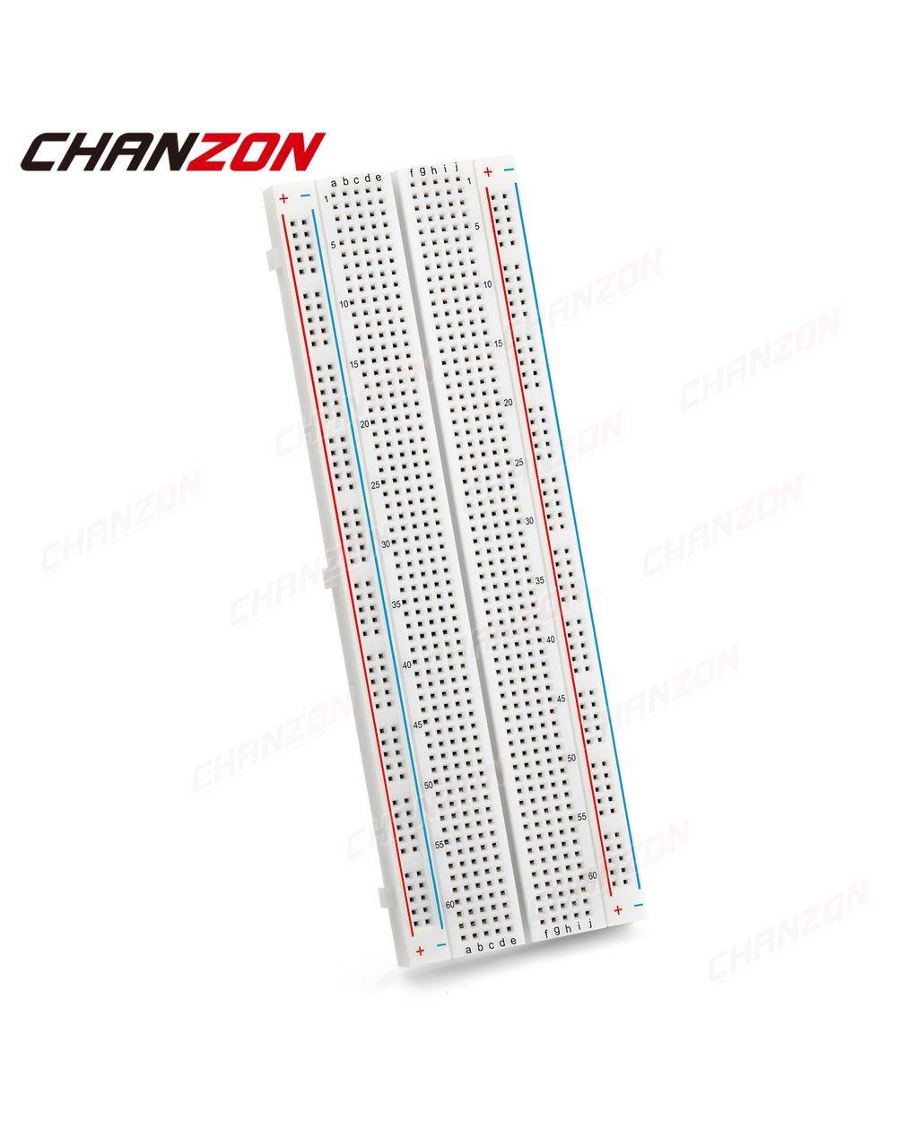1Pc Breadboard With 830 Tie Points Mb-102 Solderless Prototype Universal Pcb Bread Board For Diy Kits Arduino Proto Ras front-0