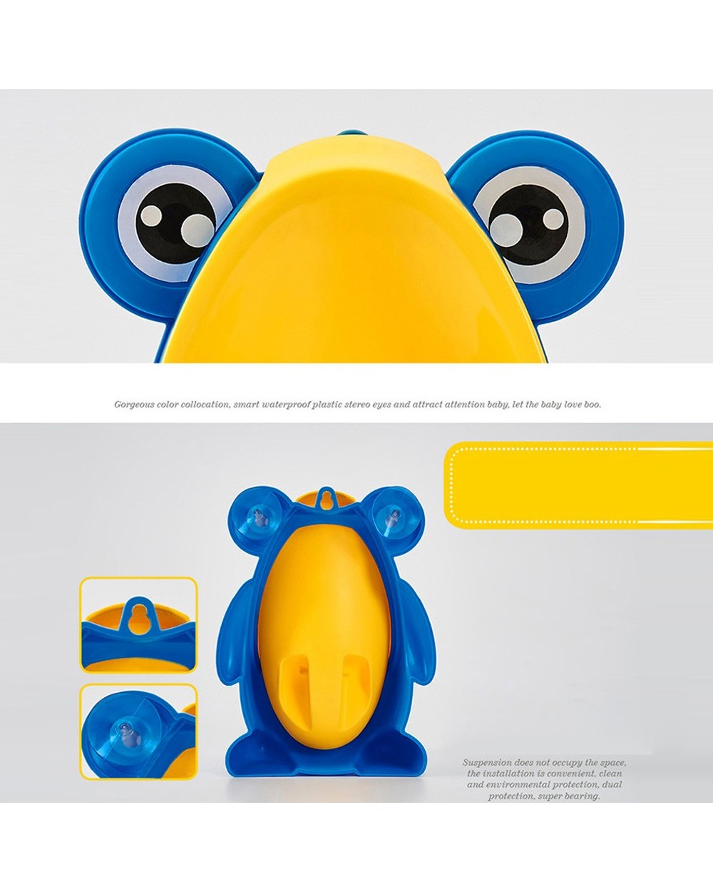 Baby Boy Potty Toilet Training Frogs Children Stand Vertical Urinal Boys Penico Pee Infant Toddler Wall-Mounted New Arr front-3