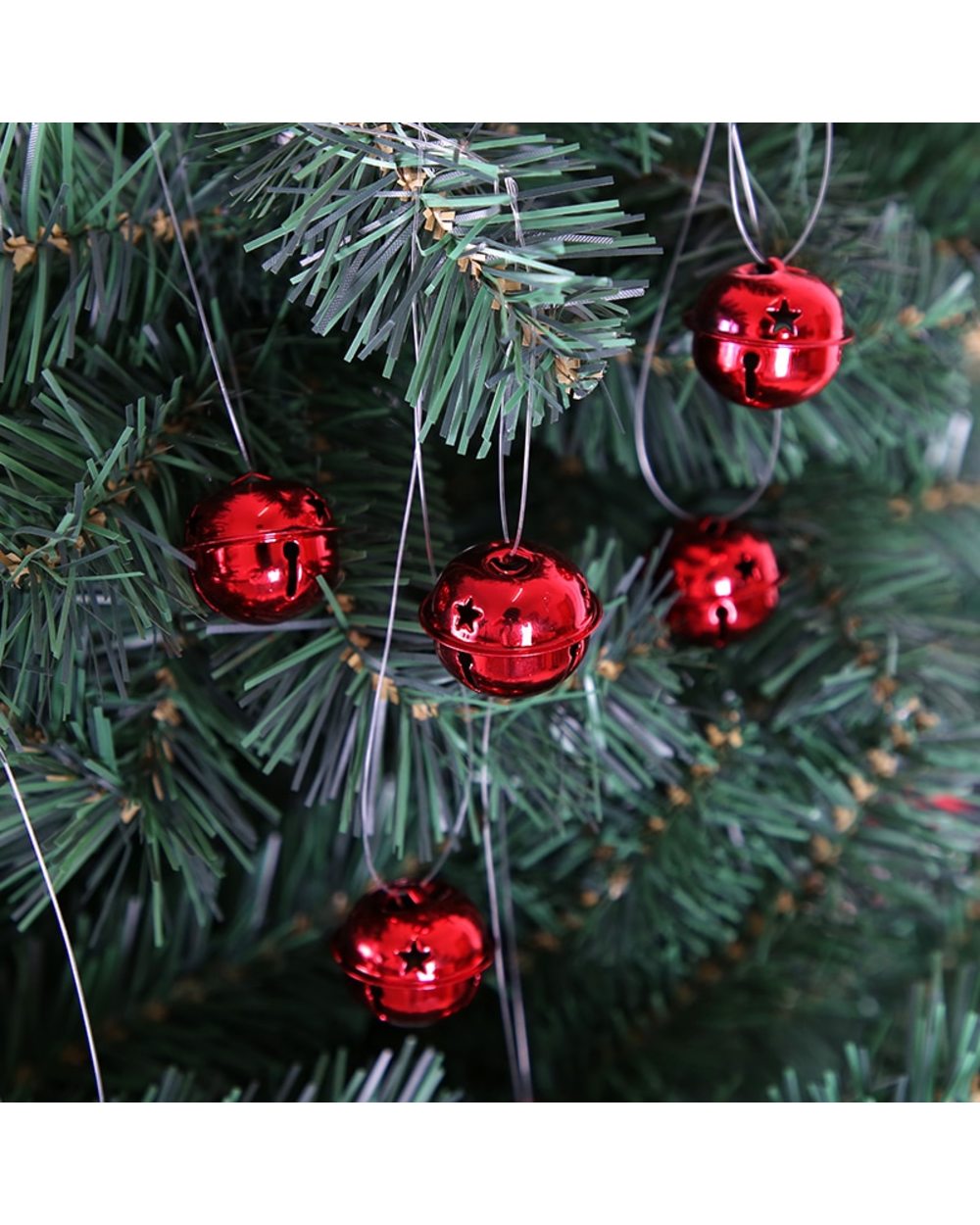 Set 10 Large Bells Christmas Tree Ornaments Bells for Decoration DIY Craft Accessories Jingle Bells Christmas Decoration front-1