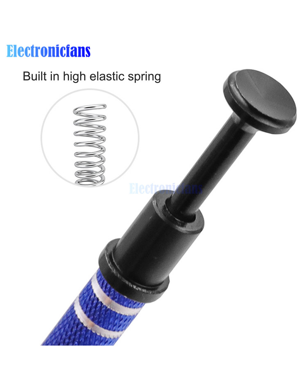 Metal Four Claw Hold Tool Ic Extractor Pickup Bga Chip Picker Patch Ic Suck Pen Electronic Component Grabber Repair Too front-3