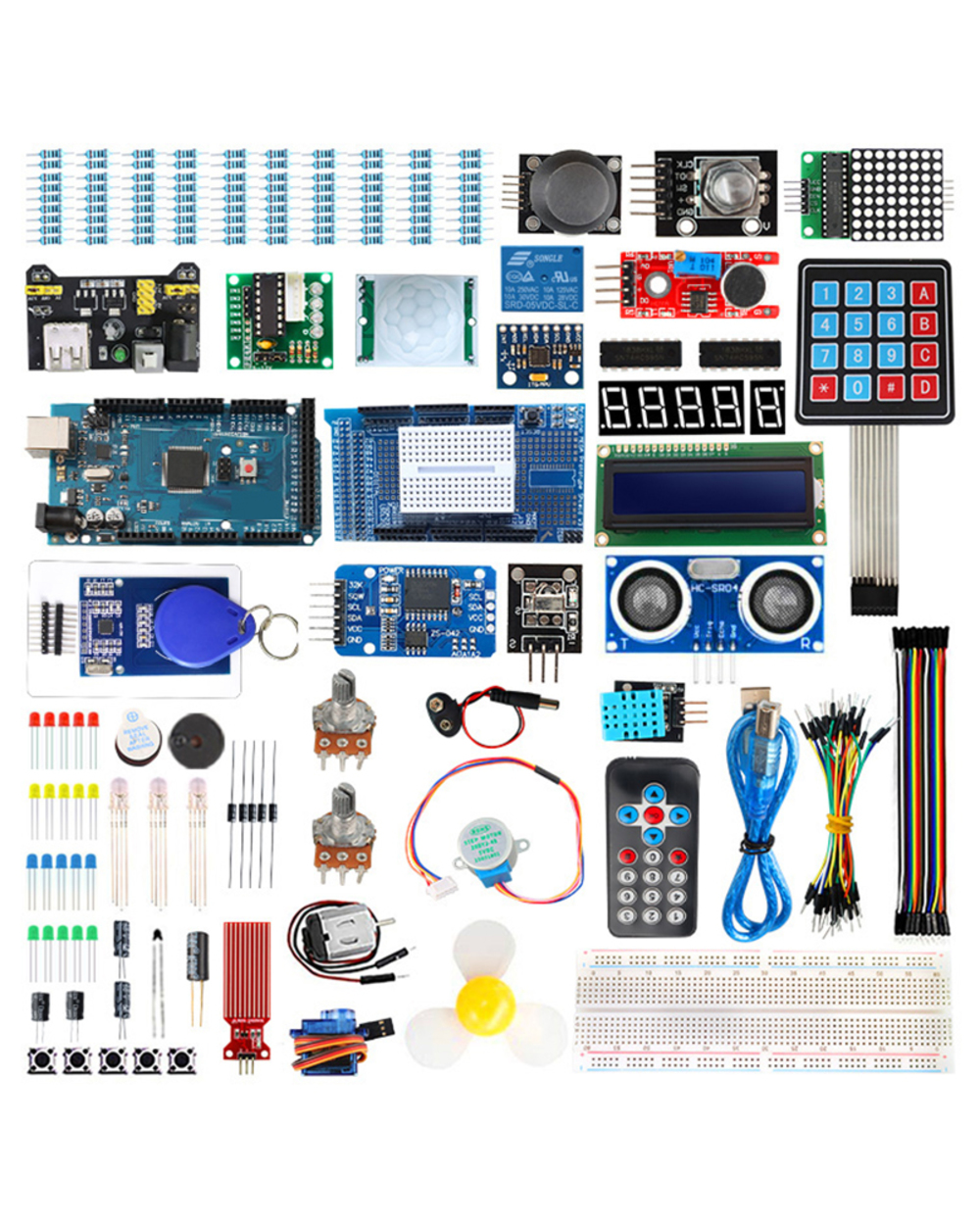 Zhiyitech Starter Sensor Kit For Arduino Project Student Diy Electronic Programming Learning Kits Circuit Board front-0