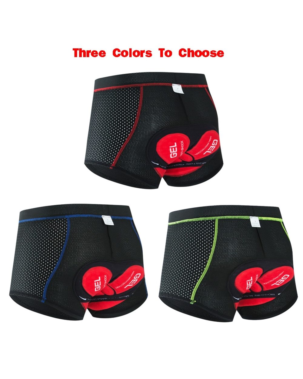New Cycling Shorts Upgrade 5D Gel Pad Cycling Underwear Shockproof Cycling Underpant Bicycle Shorts Bike Underwear front-5