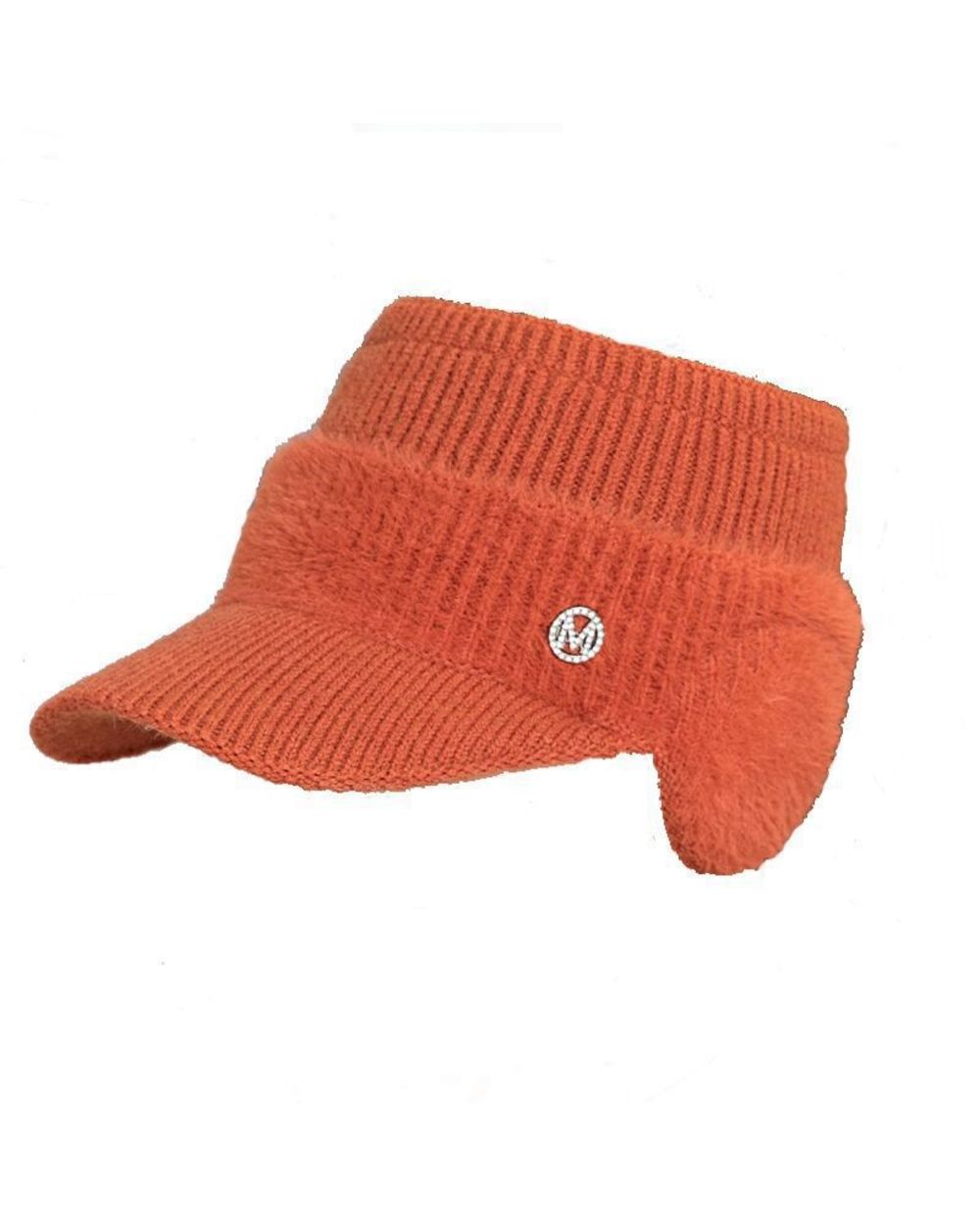 Winter Hats For Women 2022 Fashion M Winter Warm Earflaps Knitted Ponytail Hats Female Autumn Baseball Caps Gorros Viso front-5