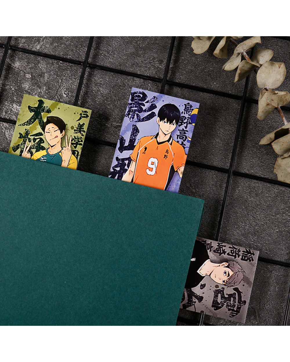 14Pcs/Set Japan Anime Haikyuu!! Volleyball Boys Paper Bookmark For Book Reading Page Holder Stationery School Office Su front-3