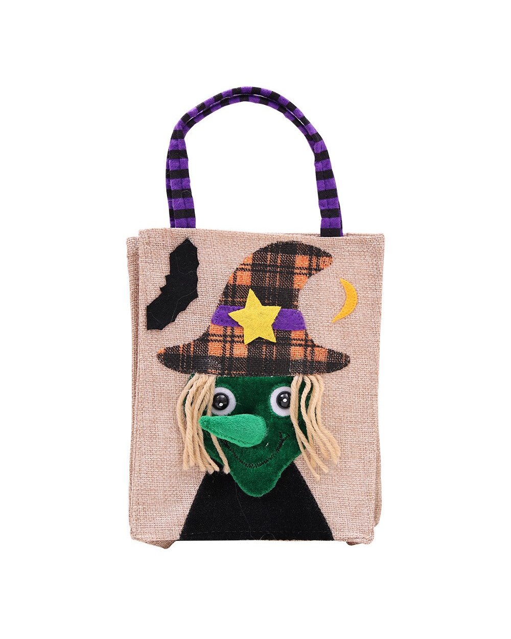 2022 New Year Favor Party Decoration Pumpkin Witch Tote Bag For Home Halloween Ornament Party Kids Gift Bag Supplies front-4