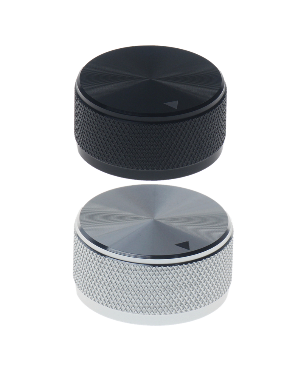 Solid Machined Metal Aluminum Rotary Encoder Potentiometer Volume Switch Knobs Amplifier Control Volume Button Knob front-2