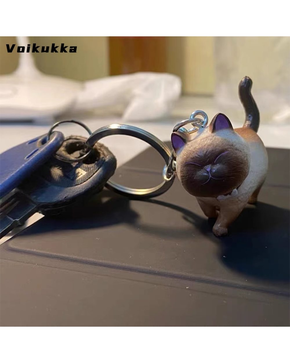 Ragdoll Cat Bag Pendant Lovely Car Key Keychain Charms For Ladies Men Women Gifts Accessories front-4