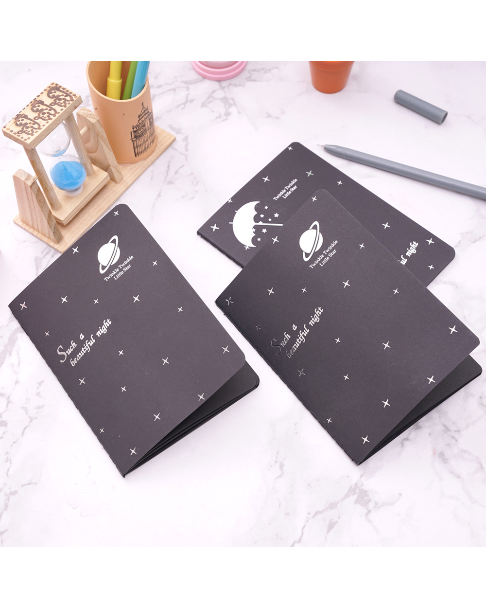60 Page New Sketchbook Diary For Drawing Painting Book School Gift Graffiti Sketch Office Notebook Paper Supply Black C front-1