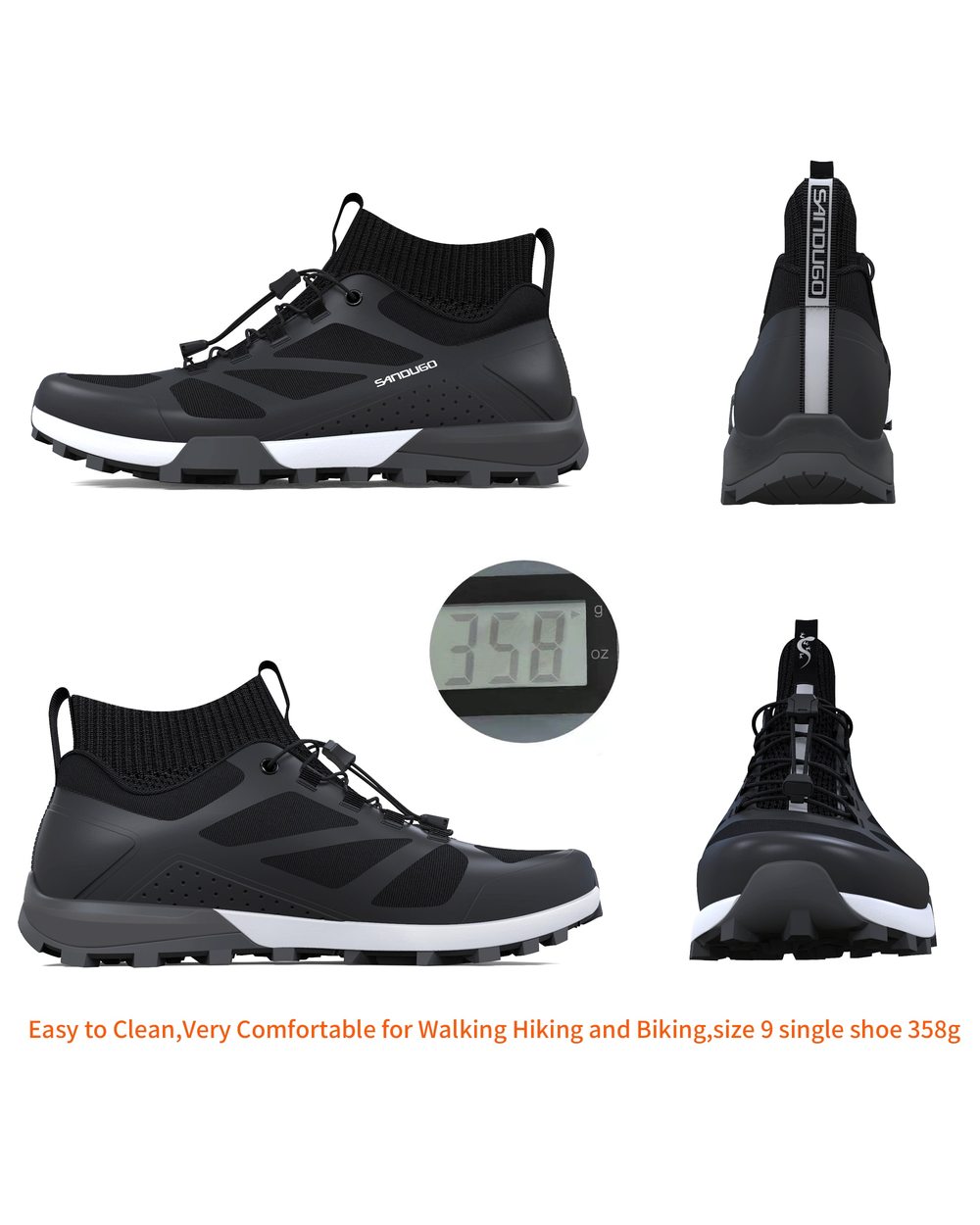 Cycling Shoes for Men Mountain Bike Mtb front-1