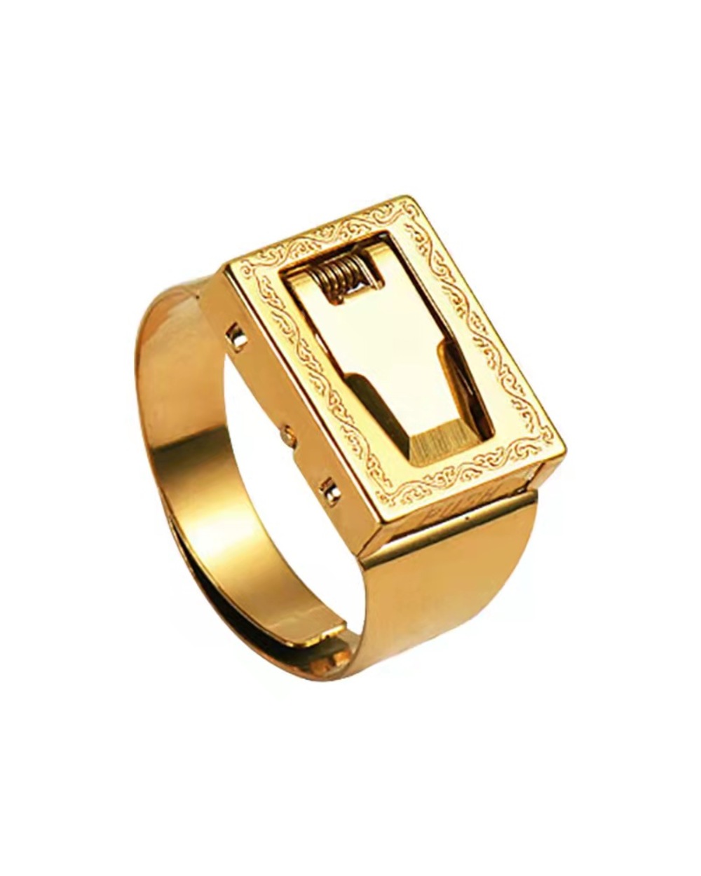 Luxury Quality Mini Ring Utility Outdoor Survival Stainless Steel Self-Defense Ring Tool Edc For Women Men front-5