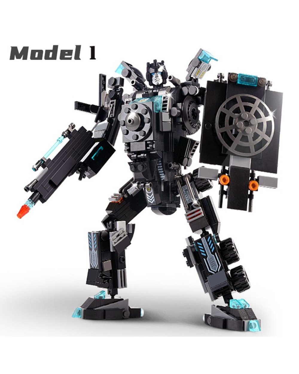 City Police Station Car Headquarters Building Blocks Truck SWAT figure WW2 Military Bricks Toys for Children Kids front-2