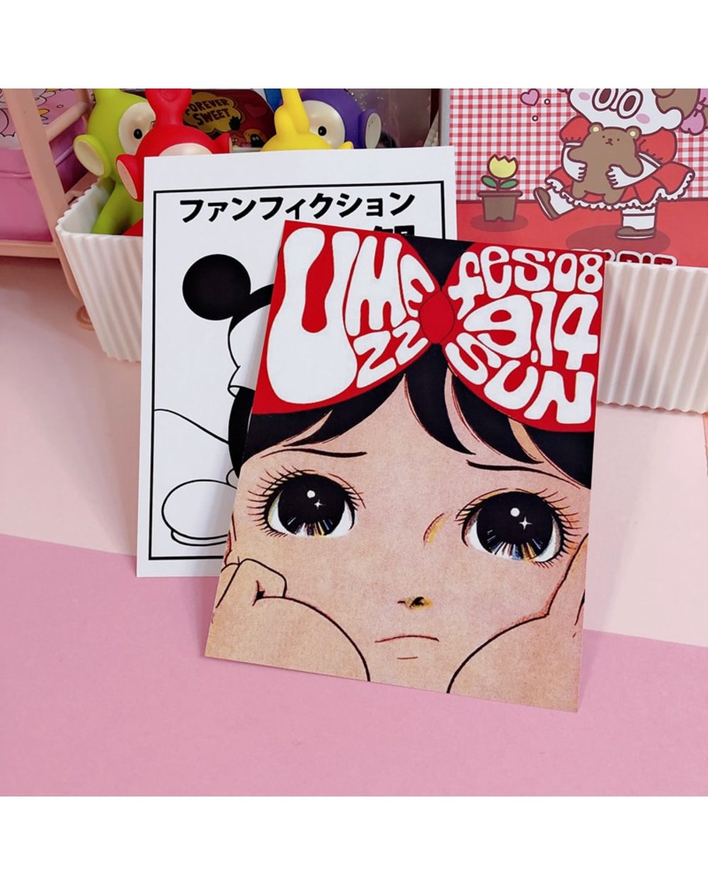 Japanese Retro Comic Book Style Oversized Sticker Room Wall Decoration Sticker Hand Account Book Card Postcard front-2