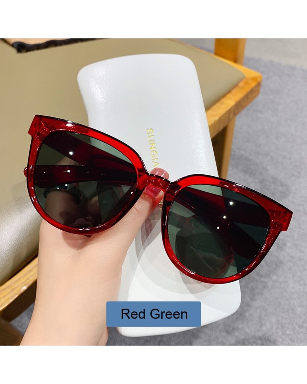 Fashion Cat Eye Sunglasses Women Brand Designer Vintage Sun Glasses Female 2022 Lady Retro Shades Oculos De Sol front-5