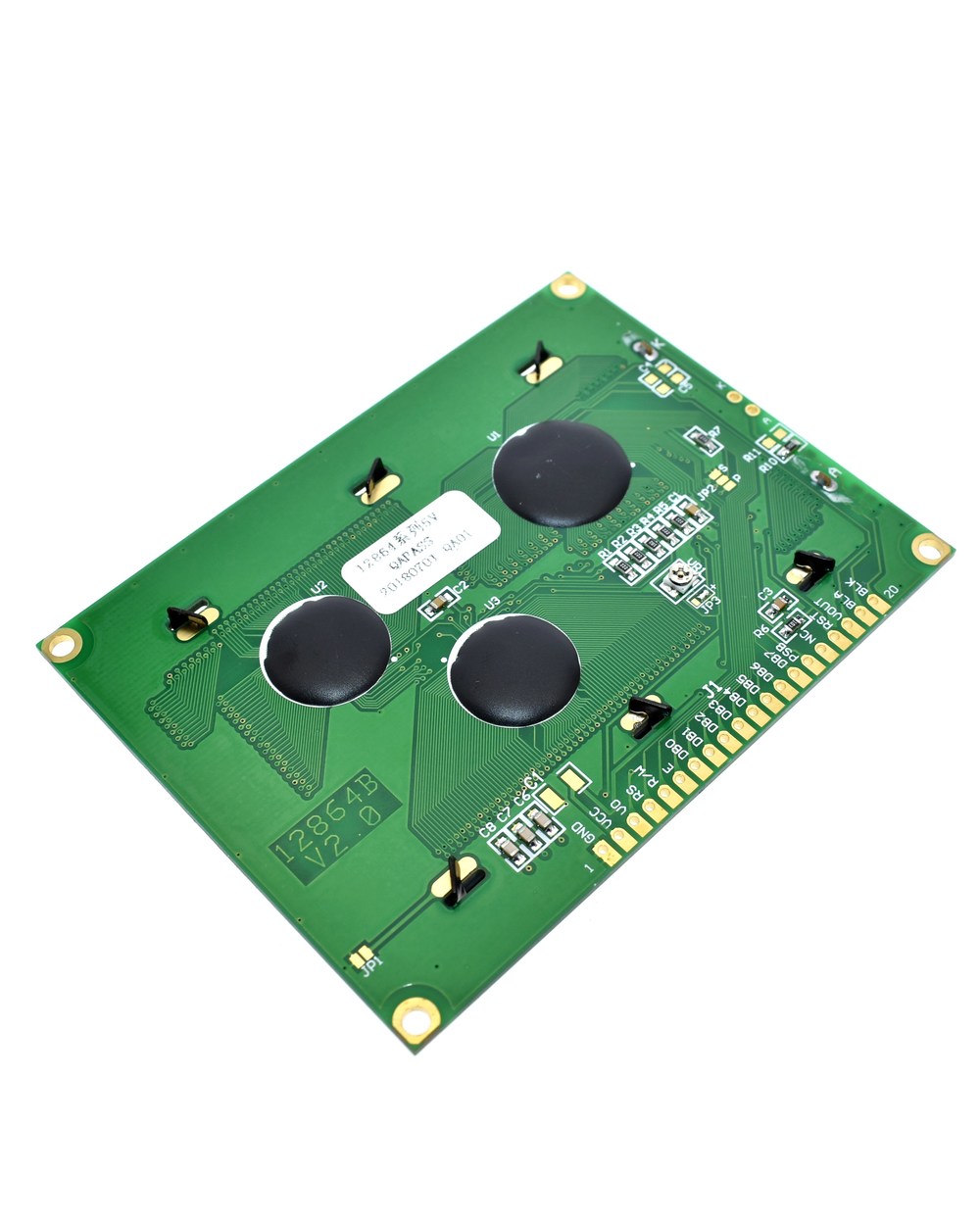 12864 128X64 Dots Graphic Blue Color Backlight Lcd Display Module For Arduino Raspberry Pi front-4