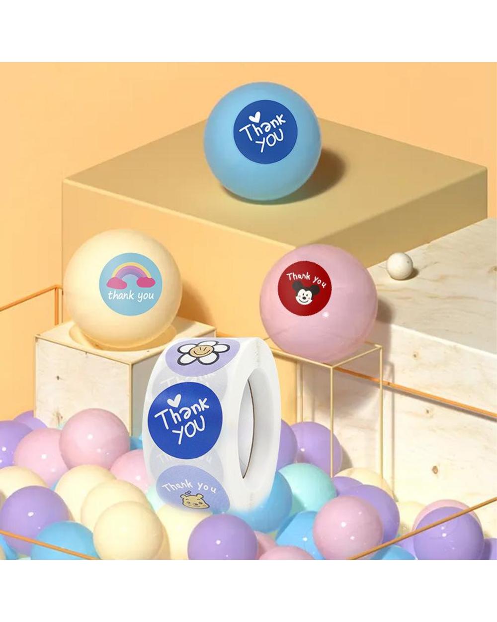 Kids Reward Sticker Funny Thank You Sticker For Seal Labels Pegatinas Infantiles Kids Toys School Teacher Reward Gift S front-2