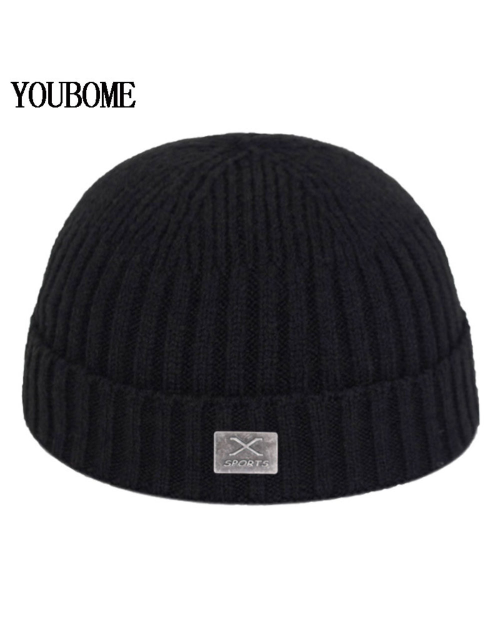 Skullies Beanies Autumn Men Knitted Hat Women Spring Hats For Men Winter Cap Miki Docker Skullcap Gorras Bonnet Male Be front-1