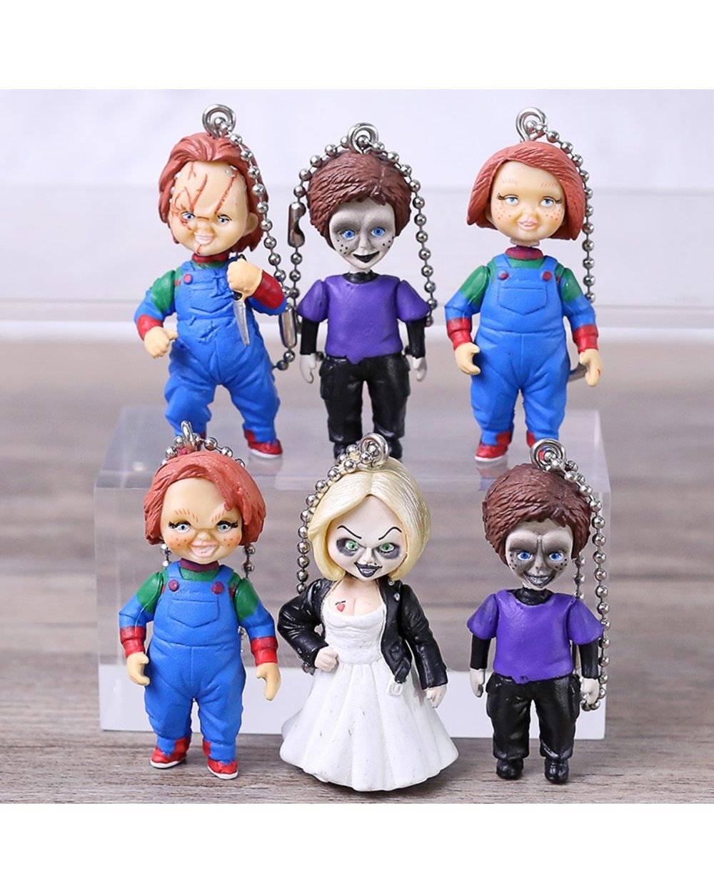 Child's Play Chucky Bride Son Doll Key B 1set(5pcs) A 1set(6pcs) Model Toy Gifts front-0
