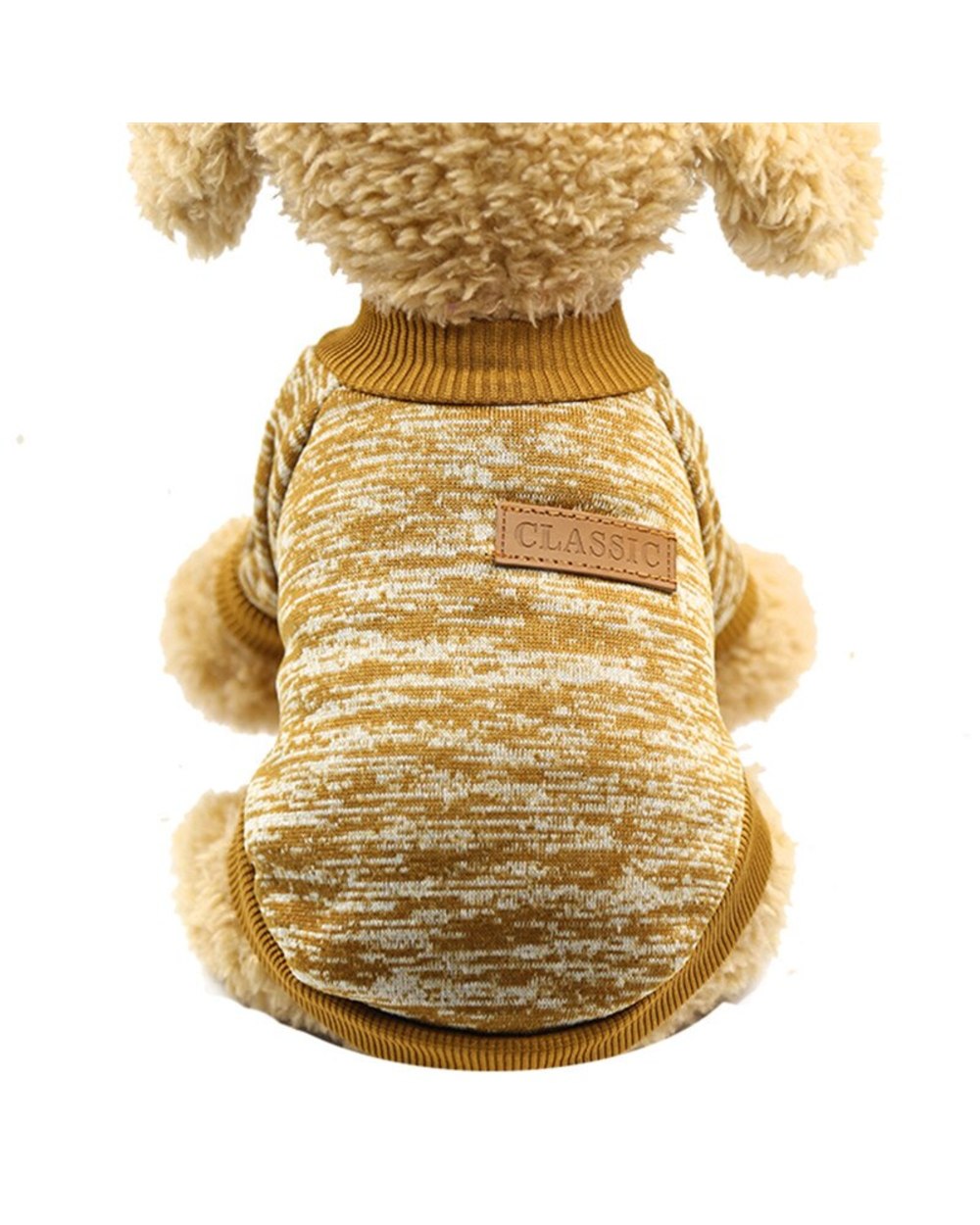 Hot sale Dog Clothes for Small Dogs Soft Pet Dog Cat Sweater Clothing front-3