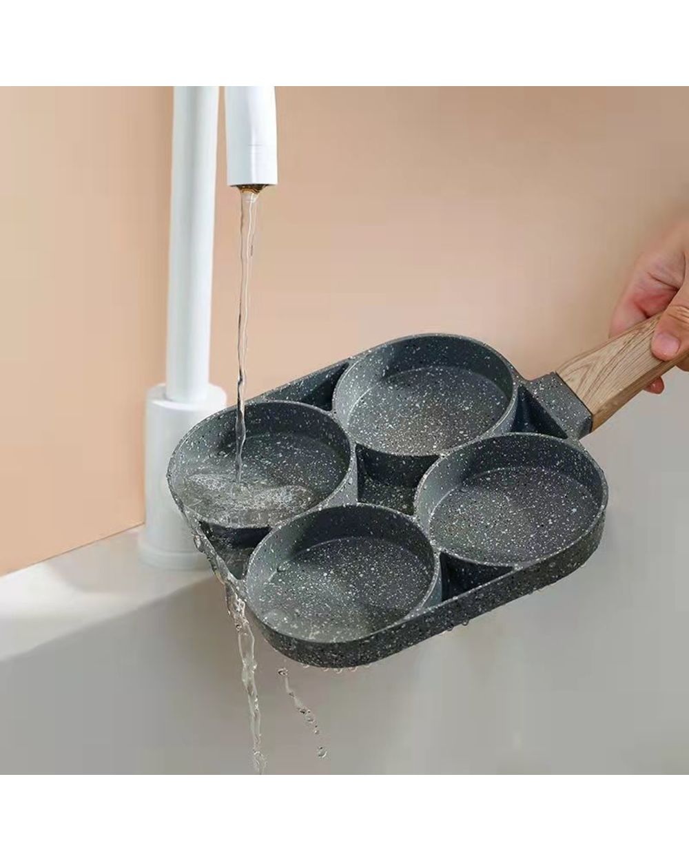 4-Cup Egg Frying Pan Non-Stick Cooking Pan front-4