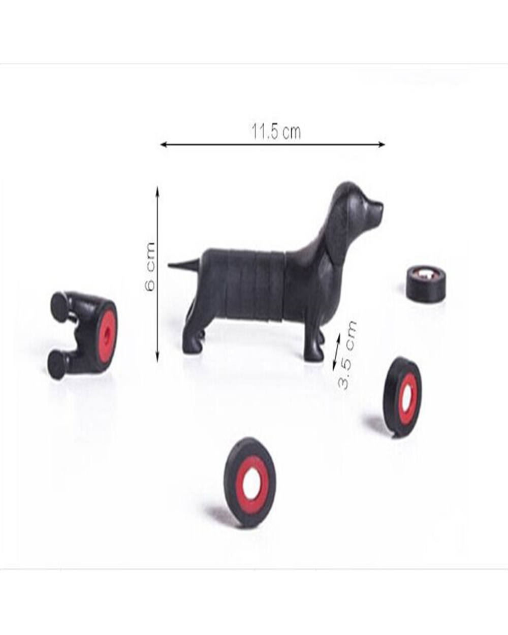 Dachshund Fridge Magnet front-5