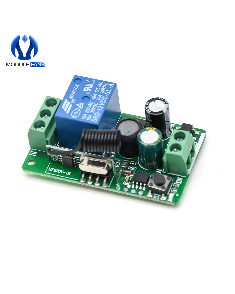315Mhz 433Mhz 315 433 Mhz Ac 85- 220V 10A 1 Ch Channel Wireless Rf Remote Control Board Transmitter Receiver Relay Swit front-0