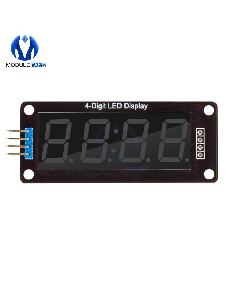 Tm1637 Led Display Module For Arduino 4 Digit 7 Segment 0.56 Inch Time Clock Indicator Tube Module Red Blue Green Yello front-3