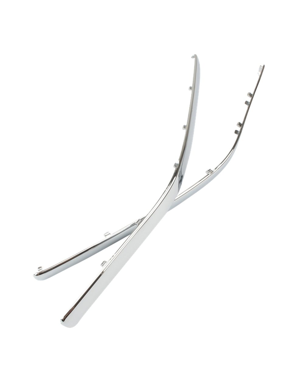 GL 1800 Side Box Trim Connecting Fairing Bow Shaped Chrome Strake Accent Decal GL1800 2001-2011 front-3