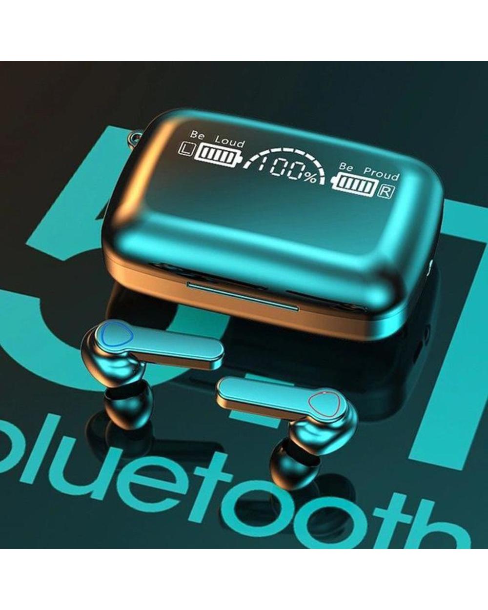New M19 Tws Wireless Earphones Bluetooth 5.1 Headset In Ear Binaural Hifi Mini Waterproof Sports Music Earbuds With Cha front-4