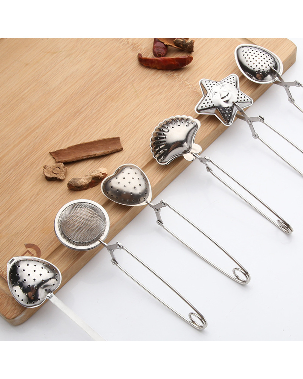 Mesh Tea Infuser Stainless Steel Tea Strainer Reusable Metal Tea Bag Filter Loose Leaf Green Tea Strainer For Mug Teapo front-0