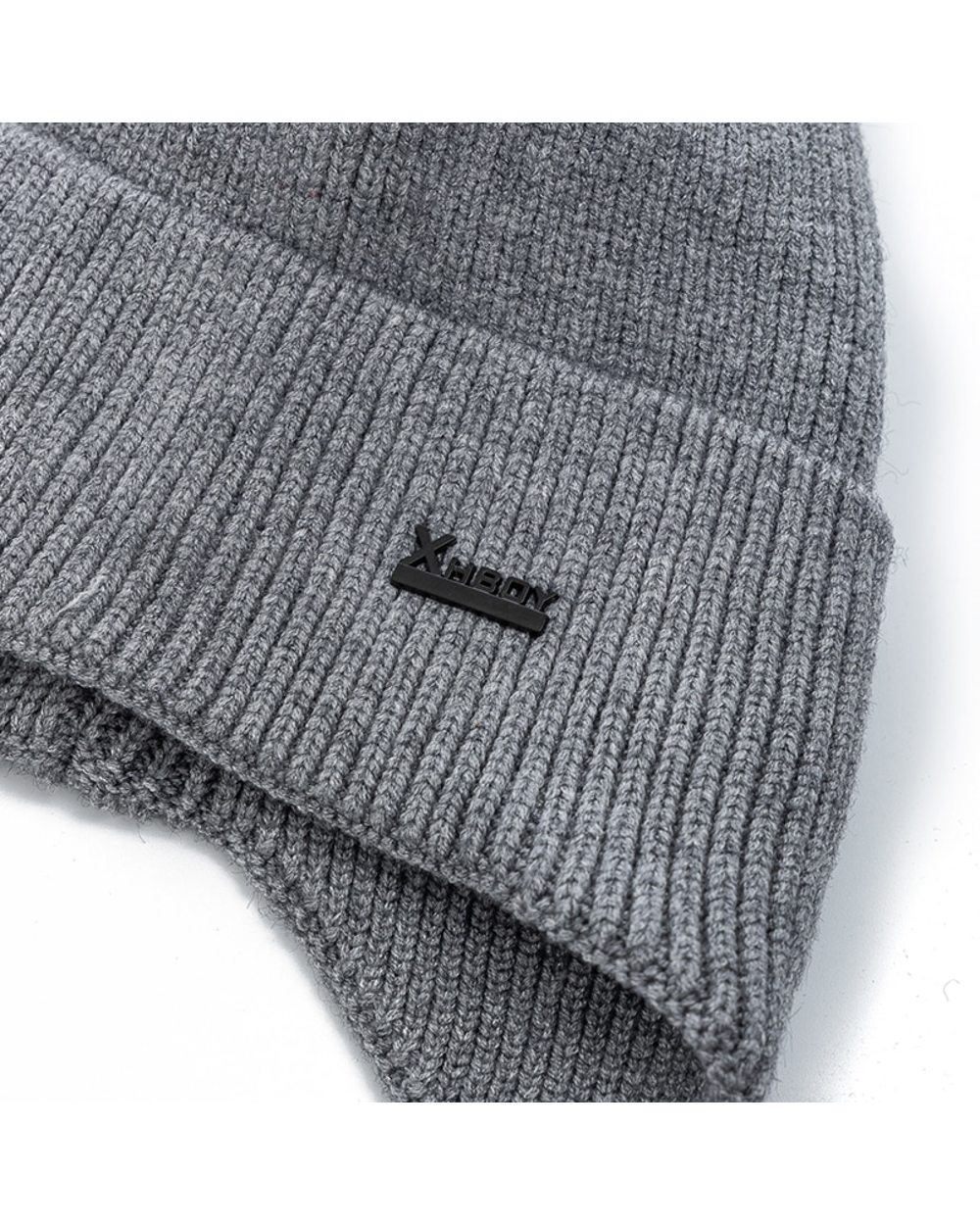 New Men Winter Hat Add Fleece Warm Earflap Cap Stylish Soft Beanie Hat For Male Outdoor Thicken Ski Sports Knitted Hat front-2