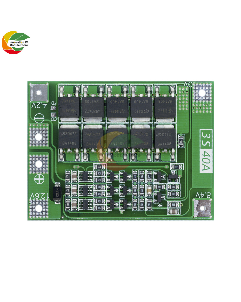3S 4S 40A 60A Li-Ion Lithium Battery Charger Protection Board 18650 Bms For Drill Motor 11.1V 12.6V/14.8V 16.8V Enhance front-5