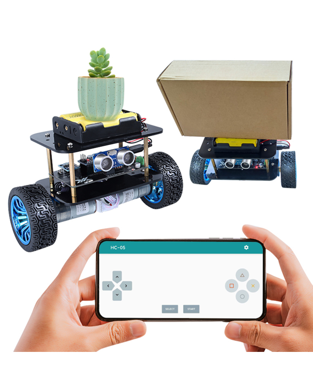 Zhiyitech 2Wd Self-Balancing Smart Balance Robot Car Kit For Arduino Building Programming Educational Project Diy Elect front-1