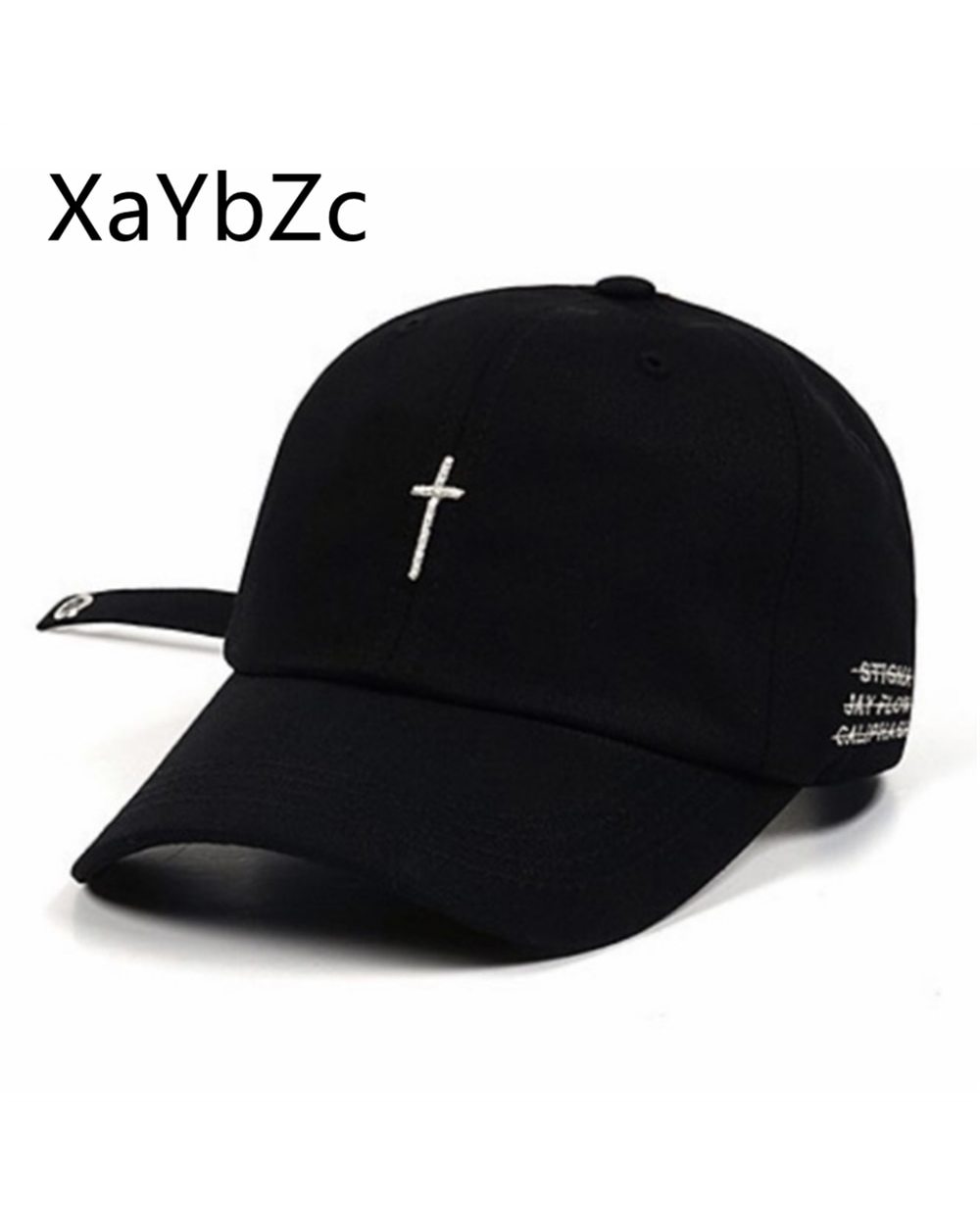 New Men Women Fashion Embroidery Cross Baseball Cap Cotton Snapback Dad Bone Casquette Summer Couple Hip Hop Hat Gorras front-0