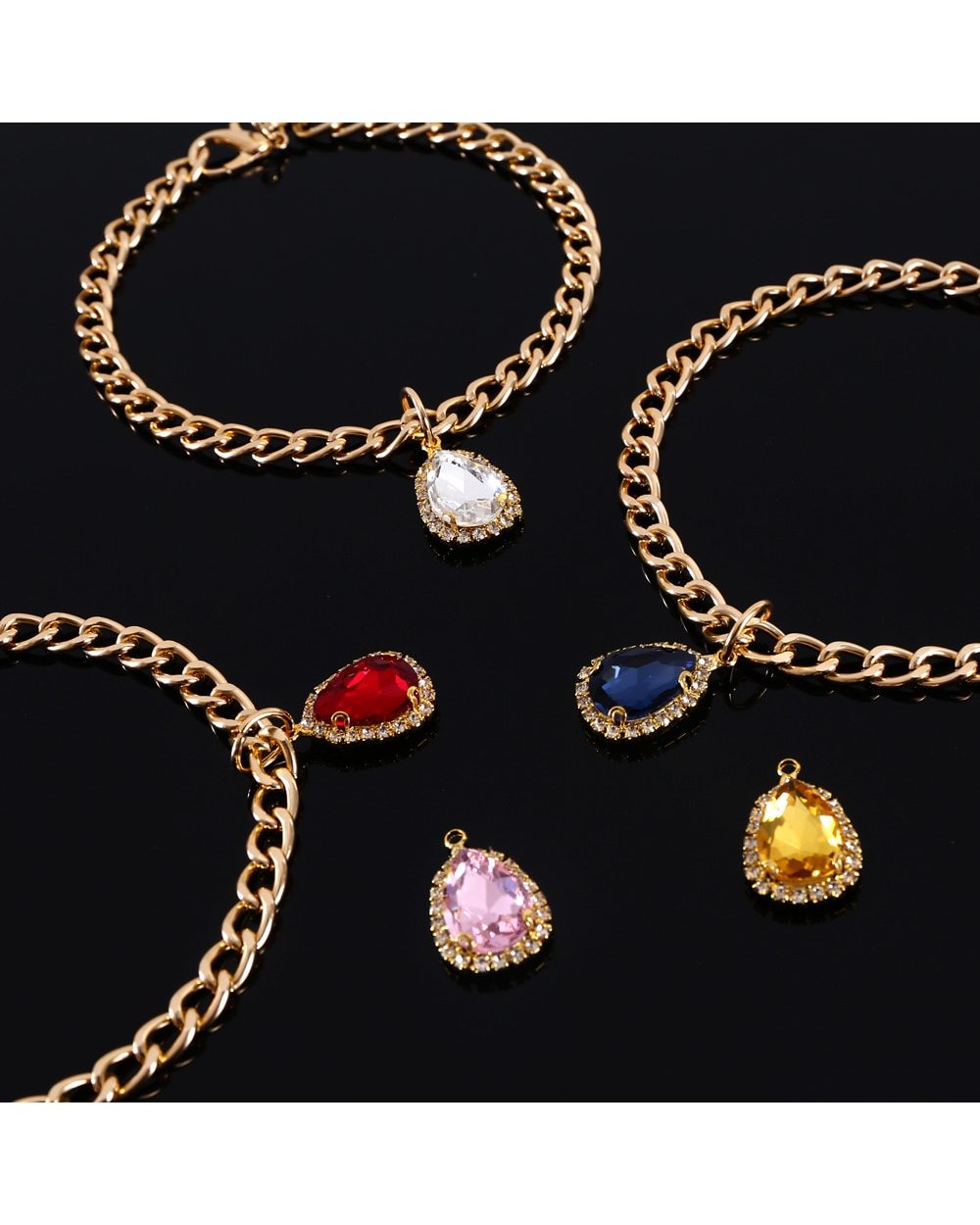 Cat Necklace Collar Mental Golden Mainecoon front-1