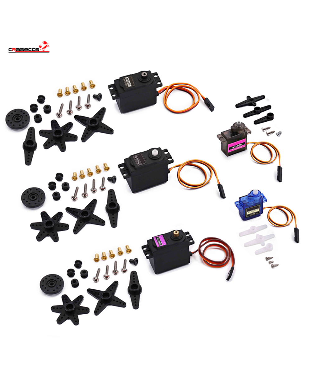 Sg90 Sg92r Mg90s Mg945 Mg946 Mg995 Mg996 Moment Servo Metal Gear Model Helicopter Boat Toy Motor Diy Arduino Uno Mg946r front-1