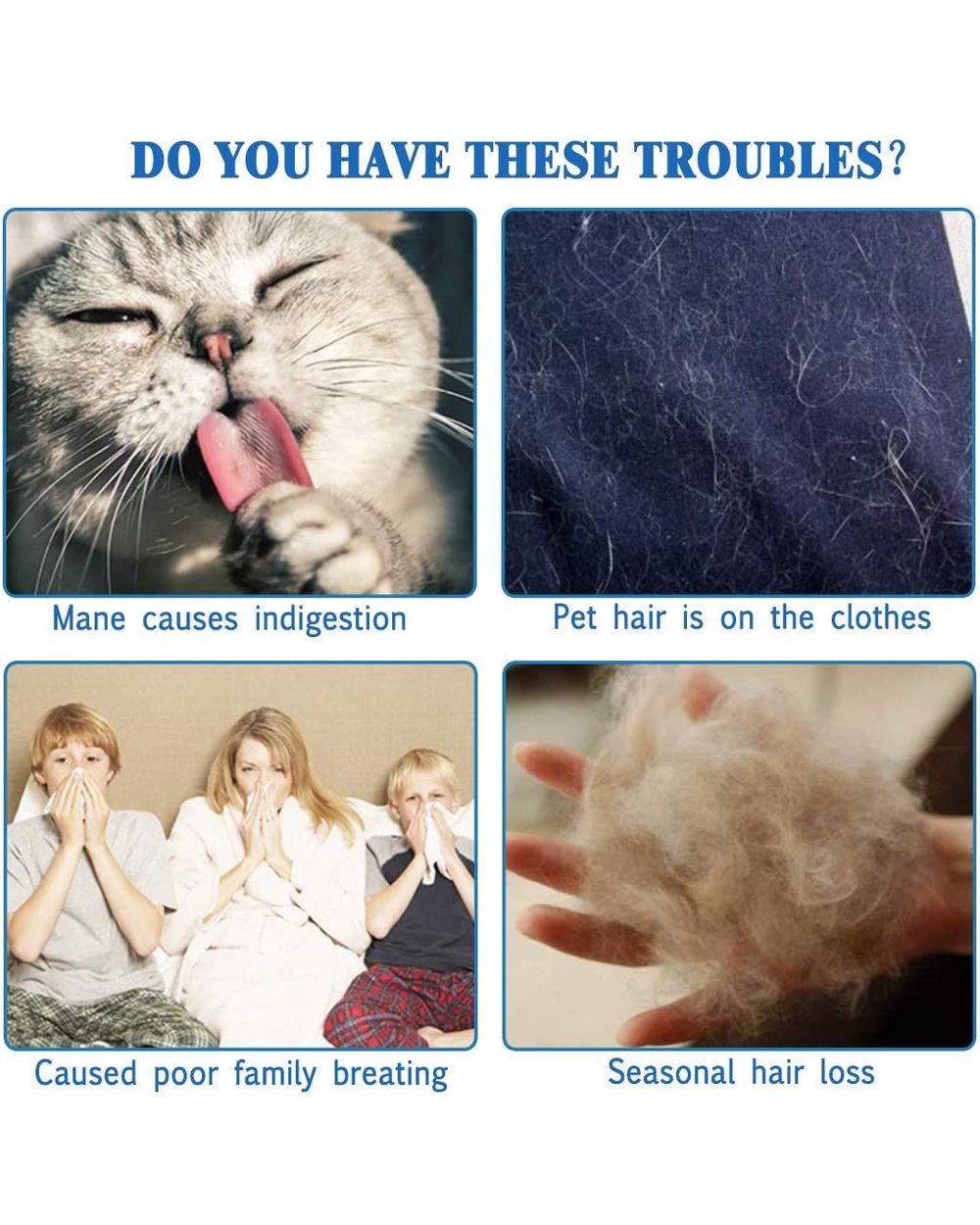 Dog pet grooming gloves silicone cat brush comb shedding hair gloves dog bath cleaning supplies animal comb front-4