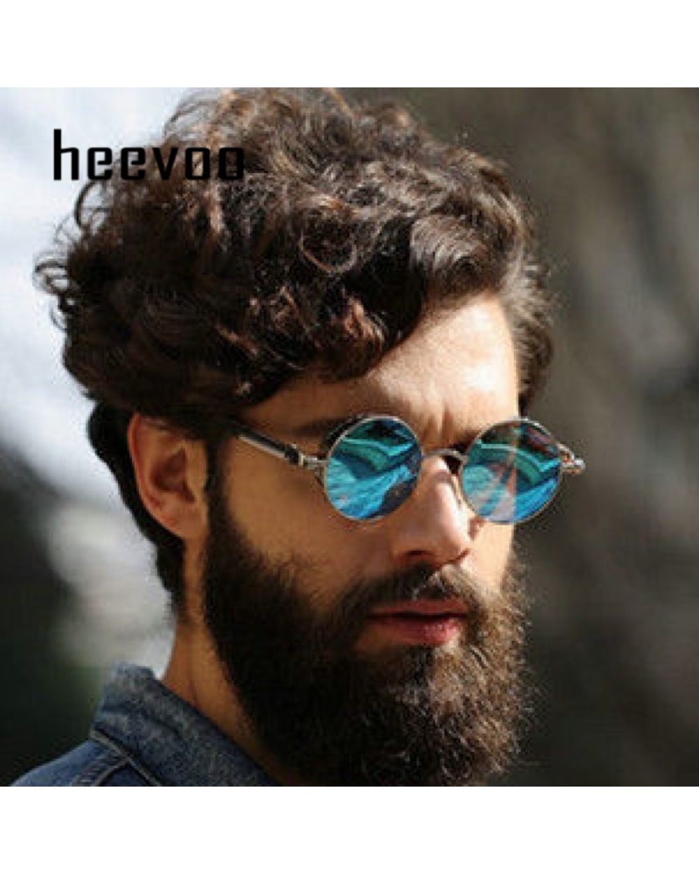 Metal Steampunk Sunglasses Men Women Fashion Round Glasses Brand Designer Vintage Sun Glasses High Quality Oculos De So front-2