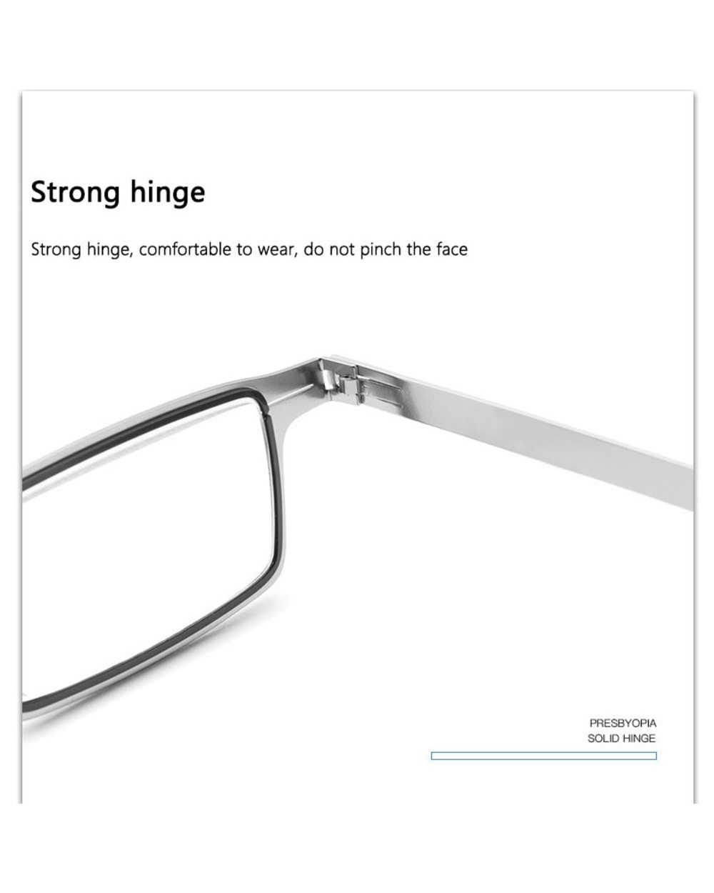 Portable Folding Reading Glasses Men Metal Round Square Anti Blue Light Eyewear Presbyopia Eyeglasses Frame Diopter +1. front-4