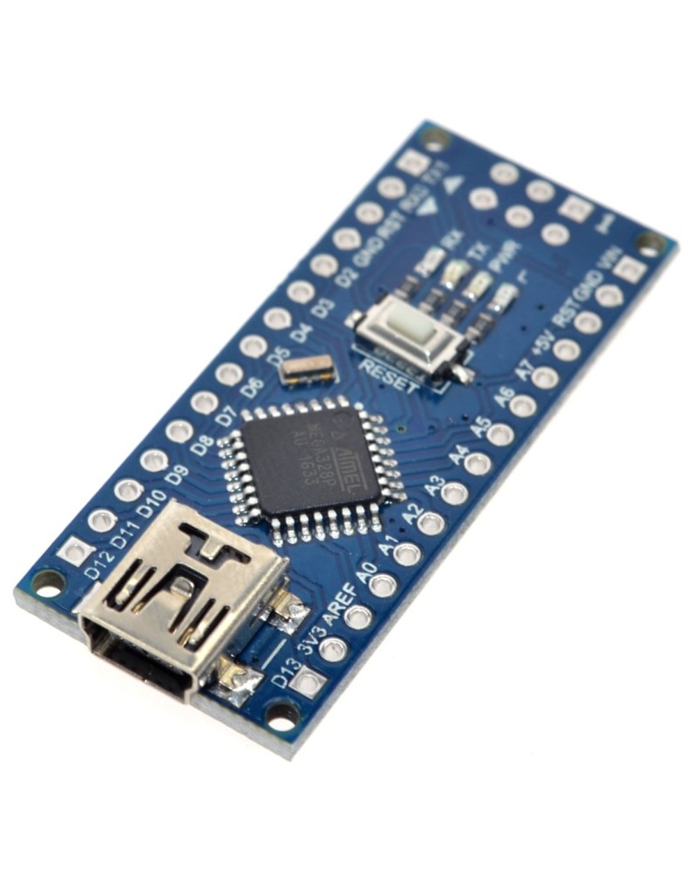 Nano Mini Usb With The Bootloader Compatible Nano 3.0 Controller Ch340 Usb Driver 16Mhz Nano V3.0 Atmega328p For Arduino front-3