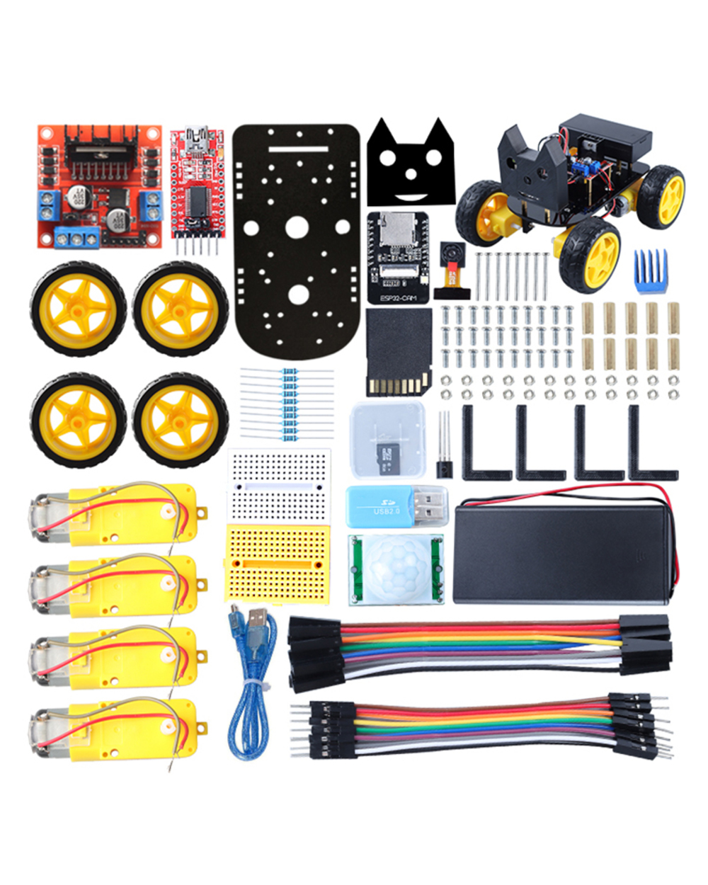 Zhiyitech Esp32 Esp 32 Cam Esp32-Cam Smart Car For Arduino Starter Diy Electronic Kit Education Project For Kids Circui front-0