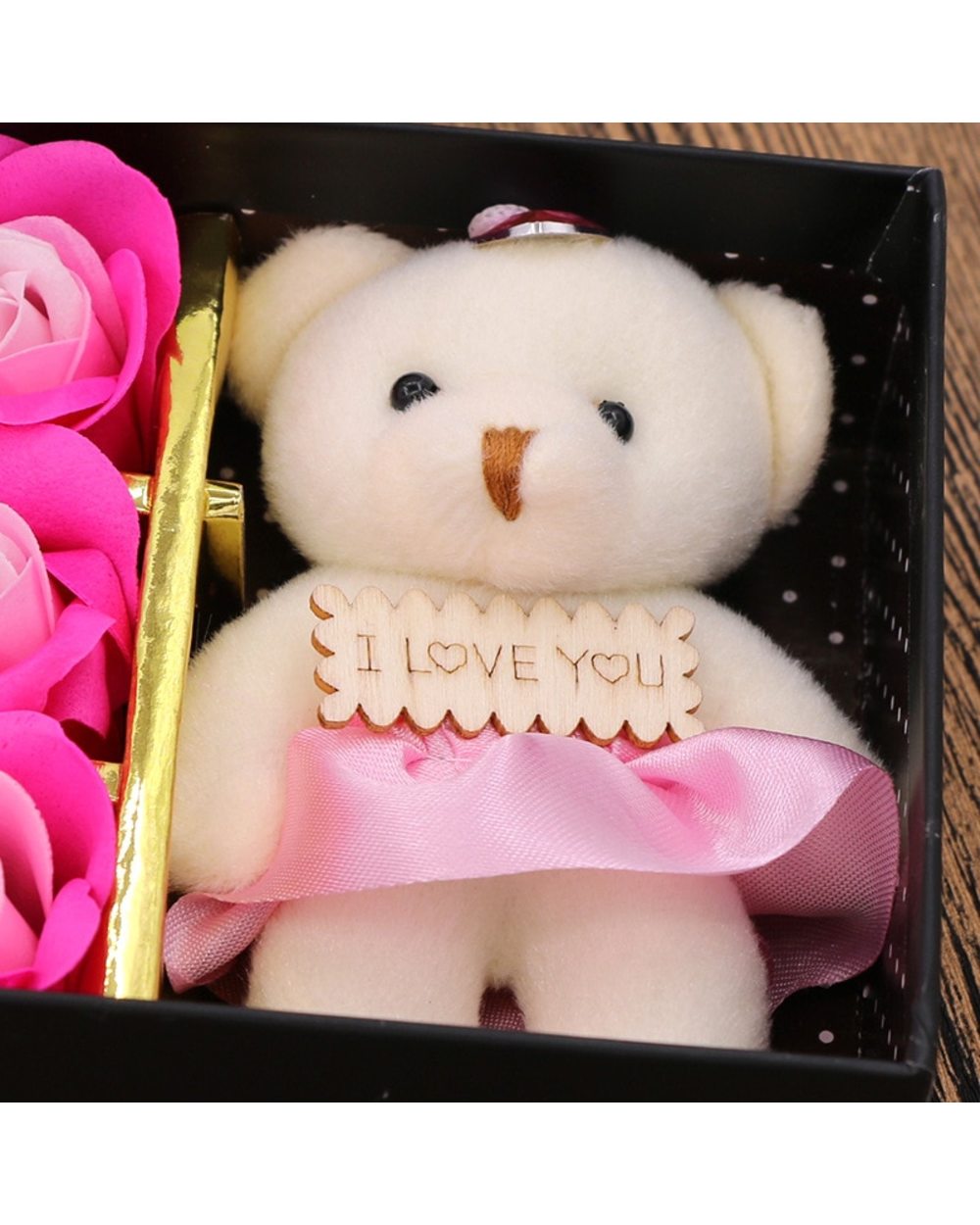 12 Roses Soap Flowers Box For Girlfriend Valentine's Day Gifts Creativity Romantic Presents For Her front-4