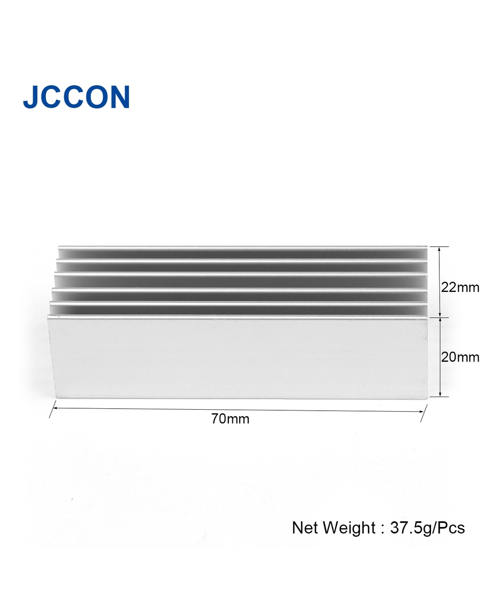 Aluminum M.2 Hard Disk Heatsink Heat Dissipation Radiator Cooling Silicon Pads Cooler For M2 Ngff 2280 Pci-E Nvme Ssd P front-1
