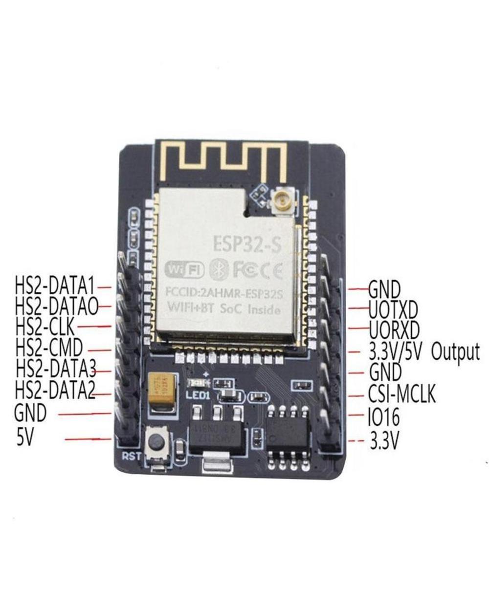 Esp32-Cam Mini Camera Esp32 Cam Mb Wifi Bluetooth-Compatible Development Board Diy Kit Micro Cam With Ov2640 Camera Mod front-4
