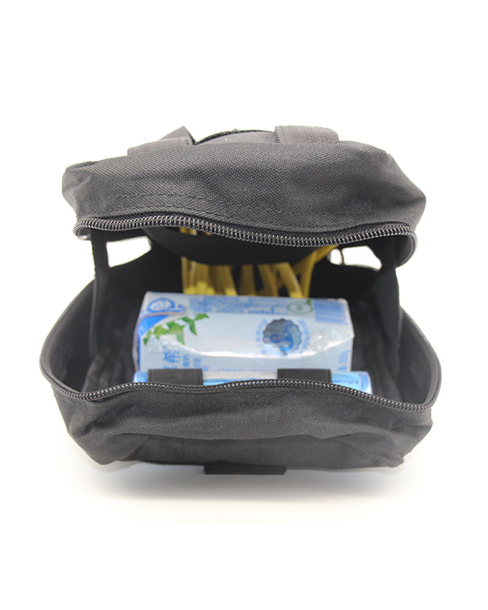 Outdoor Nylon First Aid Kits Molle Pouch Tactical Medical Bag Travel Waist Pack Camping Clim Bag Pouch Black Emergency front-3
