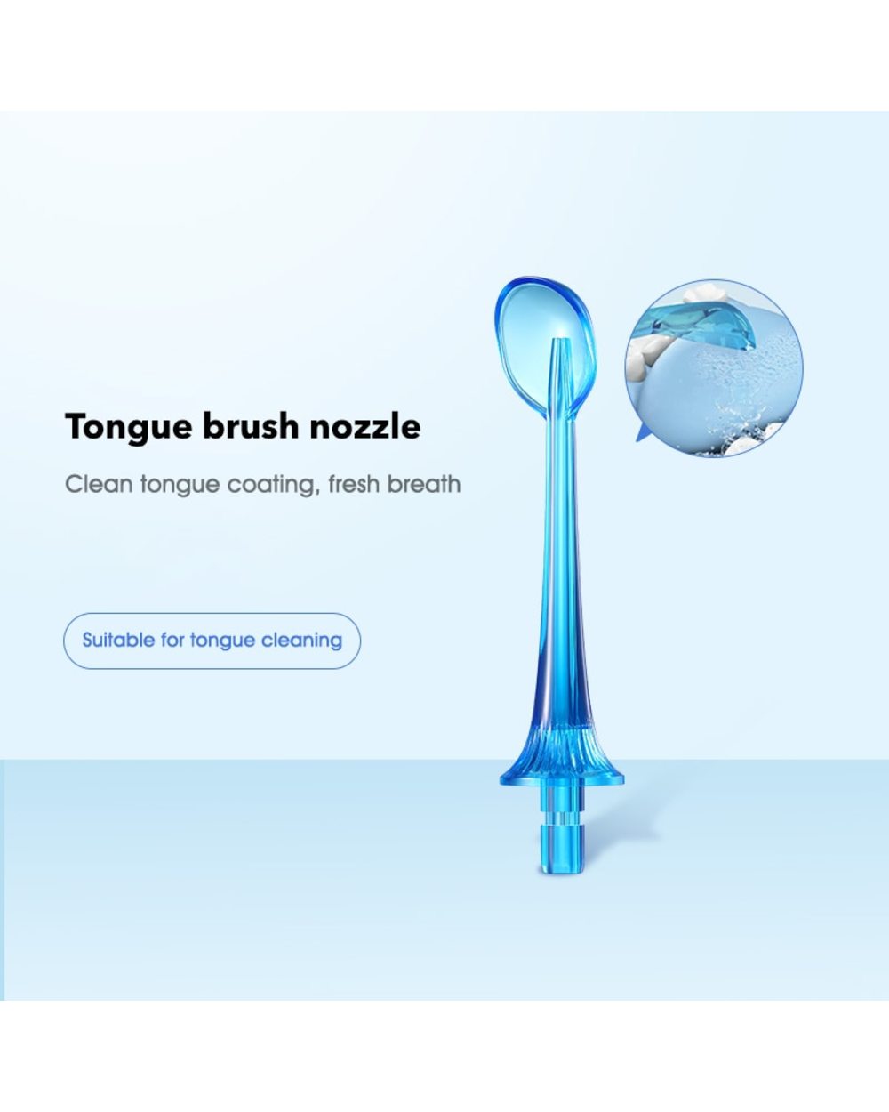 Original Soocas W3 Pro Nozzles Tips Oral Irrigator Water Flosser Waterpulse Waterpick Water Flosser For Soocas W3 Pro front-4