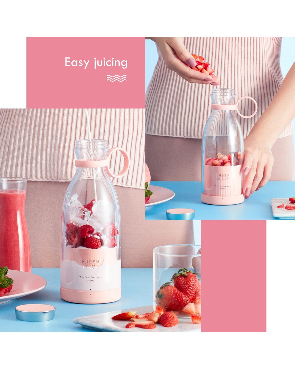Portable Electric Juicer Cup front-2