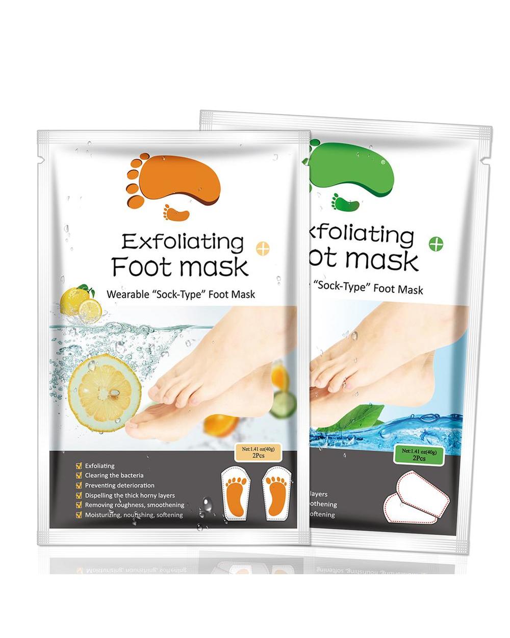 1Bag-2pcs Exfoliating Foot Mask Socks For Pedicure front-4
