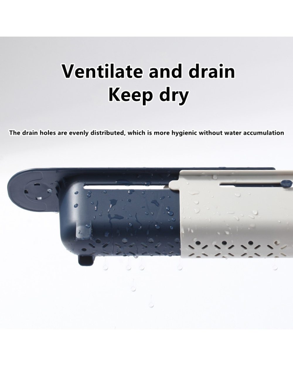 Telescopic sink dish drying rack front-5