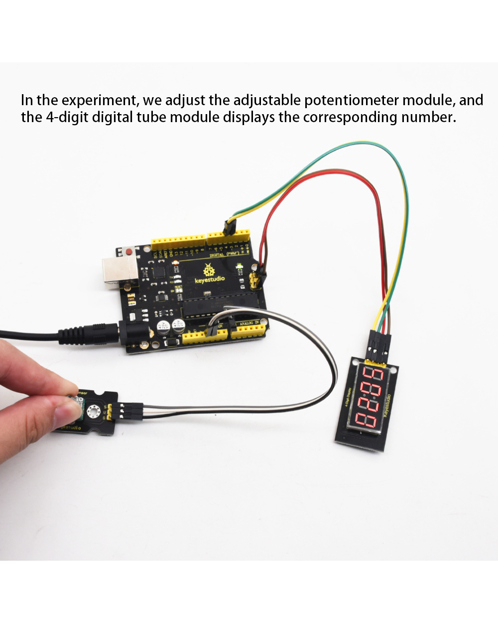 Keyestudio 37 In 1 Sensor Starter Kit Upgrade V3.0 For Arduino Starter Sensor Kit Stem Kids Programing+Ce Compliant front-4