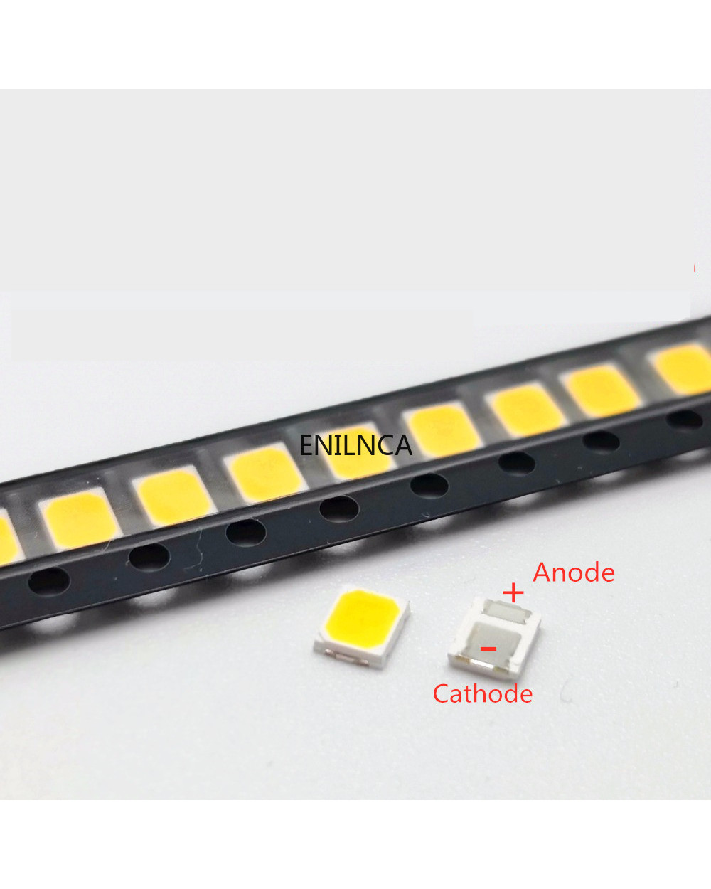100Pcs Smd Led 2835 Chips 1W 3V 6V 9V 18V Beads Light Ware Cold Nature White 1W 130Lm Surface Mount Pcb Light Emitting front-1